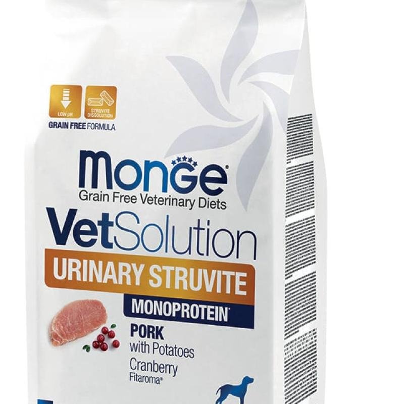 MONGE dry vetsolution dog Urinary Struvite